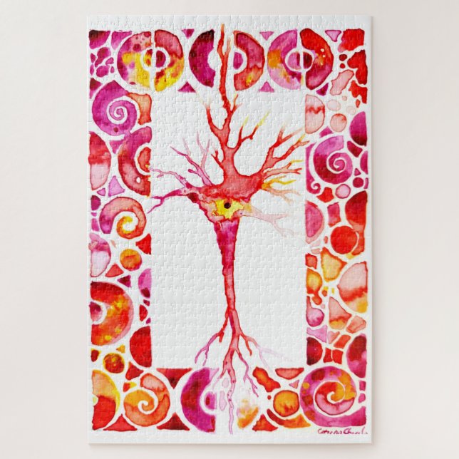 Quebra-cabeça Neurônio (Vertical)