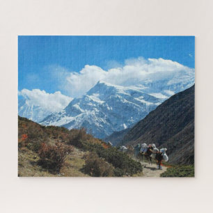 Quebra-cabeça Neve da natureza de india nepal da montanha de