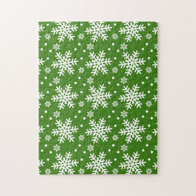 Quebra-cabeça Neve e Flocos de Neve (Vertical)