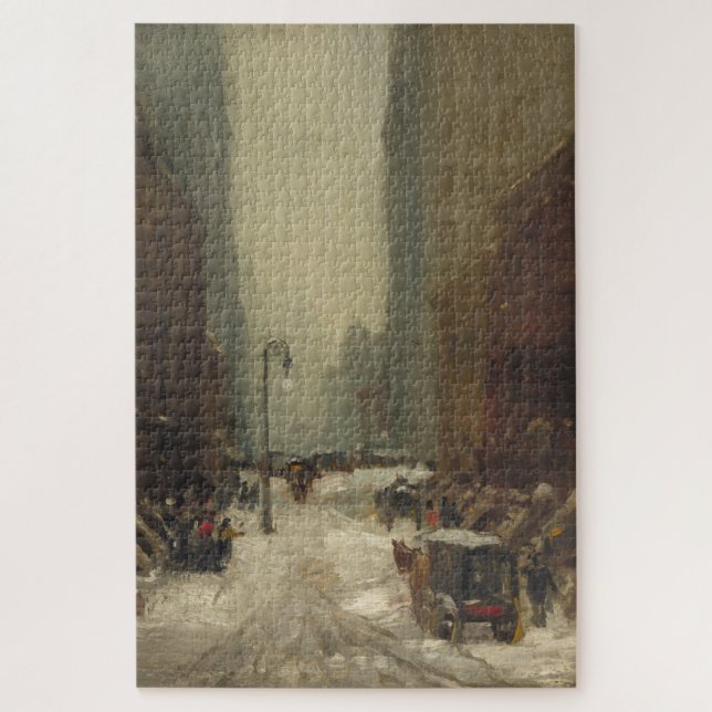 Quebra-cabeça Neve em Nova Iorque (inverno em NYC) (Vertical)