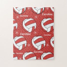 Quebra-cabeça Neve Vermelha Festiva Festiva Vibrante Neve Neve N