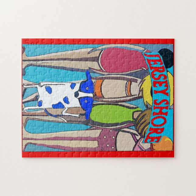 Quebra-cabeça New Jersey, Shore dog, (Horizontal)