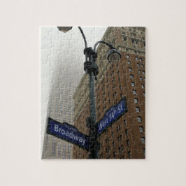 Quebra-cabeça New York - Broadway and 34th - 8x10 - 110 pcs.