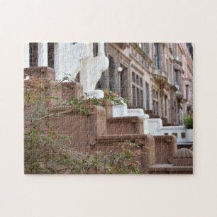 Quebra-cabeça New York Brownstones Upper West Side Building NYC