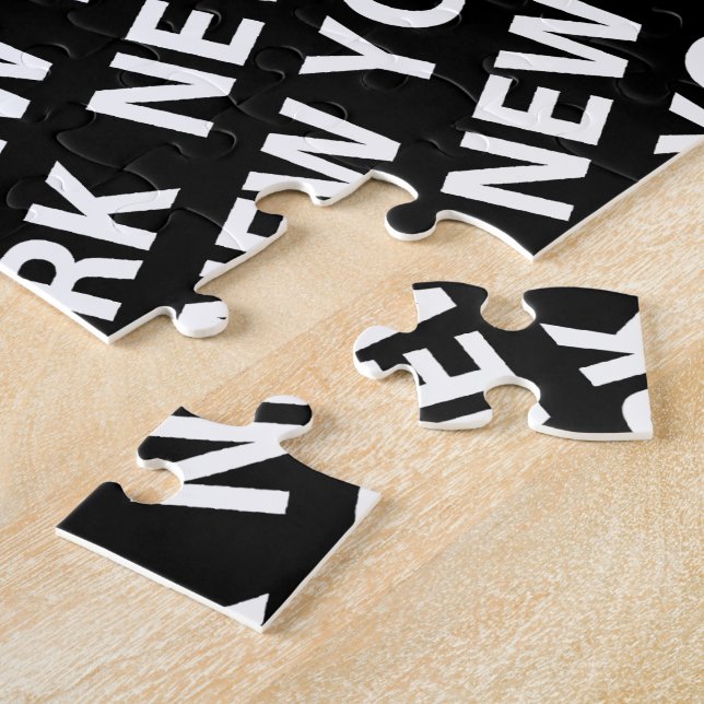 Quebra-cabeça New York Pattern White (Lateral)