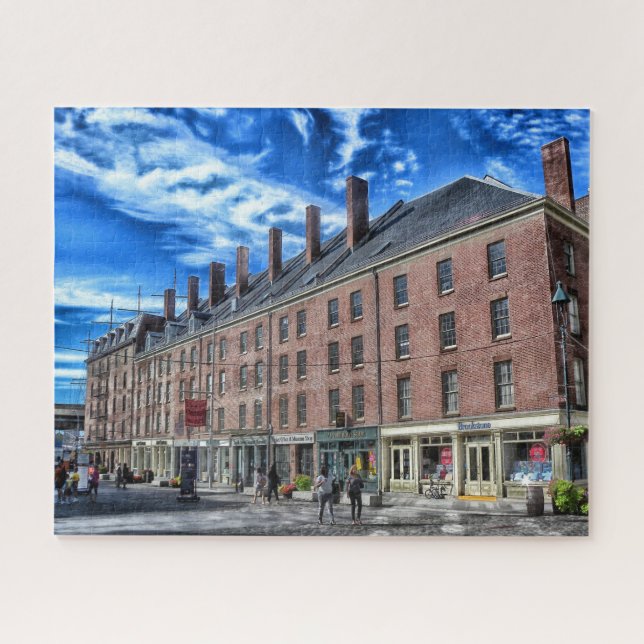 Quebra-cabeça New York Street Views. (Horizontal)