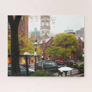 Quebra-cabeça Newbury Street Boston