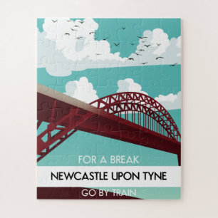 Quebra-cabeça Newcastle on Tyne Bridge poster.
