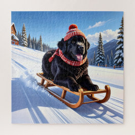 Quebra-cabeça Newfoundland Sled Ride