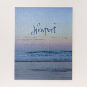 Quebra-cabeça Newport Beach California Ocean Sunrise Blue
