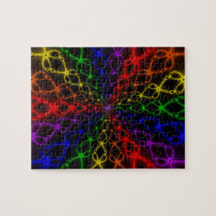 Quebra-cabeça Newton Rainbow   Arte Fractal Arco-Íris
