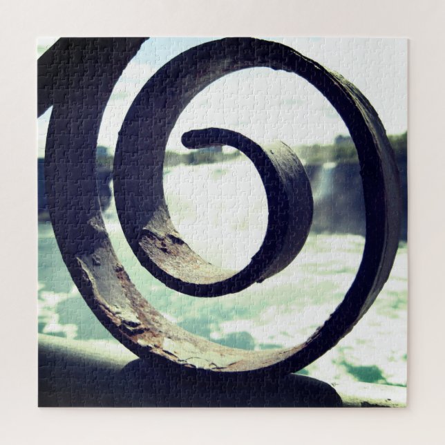 Quebra-cabeça Niagara Cai Ironário Icônico Relaxando Autoatendim (Vertical)