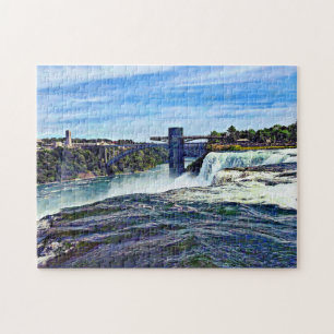 Quebra-cabeça Niagara Cai NY: Torre de Observação de Ponto de Pe