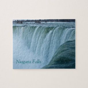 Quebra-cabeça Niagara Falls com texto