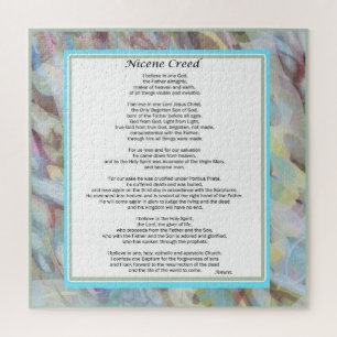 Quebra-cabeça Nicene Creed Declaração Cristã de Fé