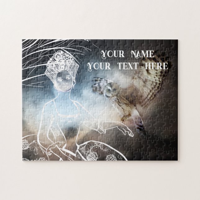 Quebra-cabeça Night Owl and Lady (Horizontal)