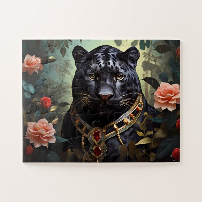 Quebra-cabeça Nightshade Panther Wildlife Nature Lovers (Horizontal)