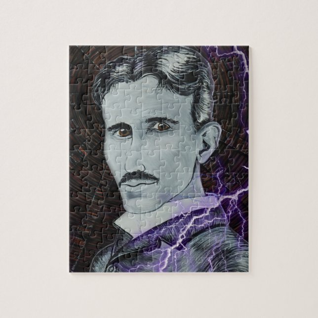 Quebra-cabeça Nikola Tesla (Vertical)