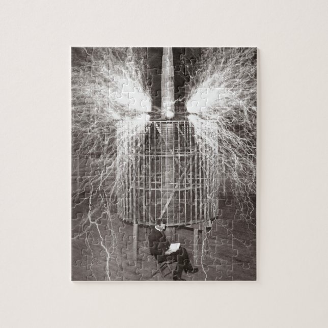 Quebra-cabeça Nikola Tesla (Vertical)