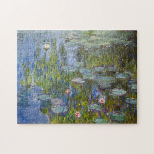 Quebra-cabeça Ninféias de Claude Monet 1915 Arte Impressionista