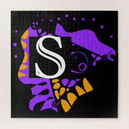 Quebra-cabeça Ninho de aves - Letra inicial personalizada R