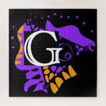 Ninho de pássaro - Letra inicial personalizada G