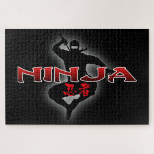 Quebra-cabeça Ninja Silhouette