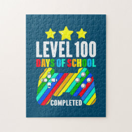 Quebra-cabeça Nível De Jogador 100 Dias De Escola Concluídos