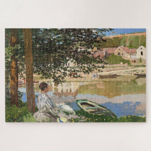 Quebra-cabeça No Banco do Sena por Monet