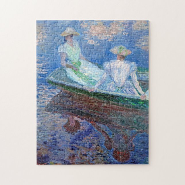 Quebra-cabeça No barco, Monet (Vertical)