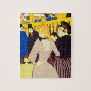 Quebra-cabeça No Clube Noturno por Toulouse Lautrec, Arte Antiga