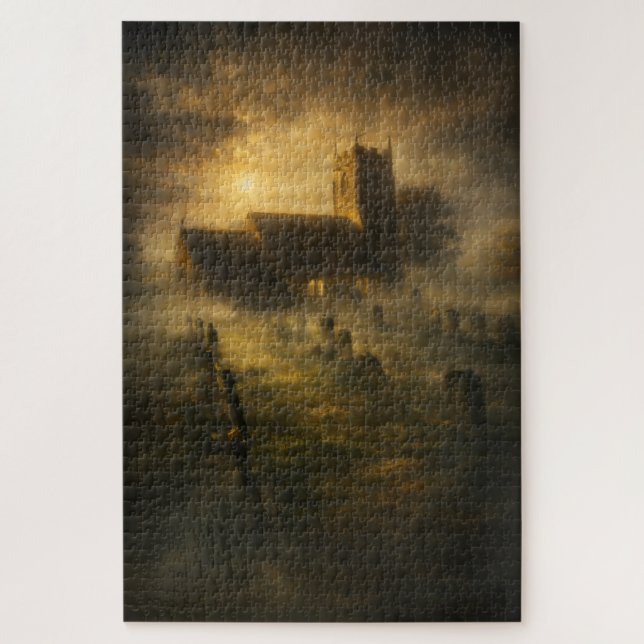 Quebra-cabeça no estilo da Igreja Inglesa Nebulosa (Vertical)