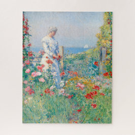 Quebra-cabeça No Jardim de Frederick Childe Hassam