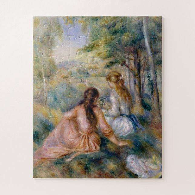 Quebra-cabeça No Prado, Pierre-Auguste Renoir (Vertical)