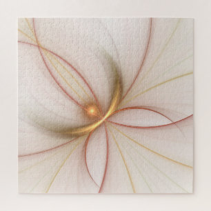 Quebra-cabeça Nobre Arte Fractal De Cobre E Dourada Abstrato mod