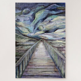 Quebra-cabeça Noite de inverno fria escandinava e fria na Índia