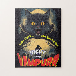 Quebra-cabeça Noite do Vampurrr - poster de horror da colheita