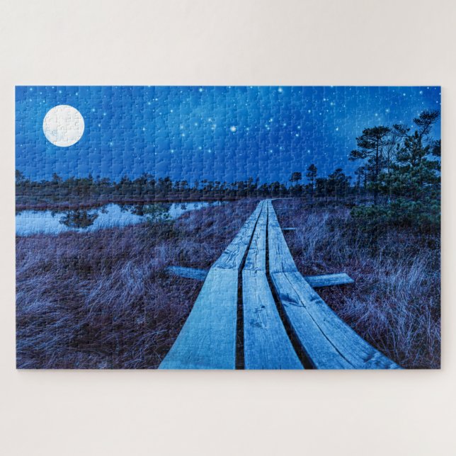 Quebra-cabeça Noite dos pântanos (Horizontal)