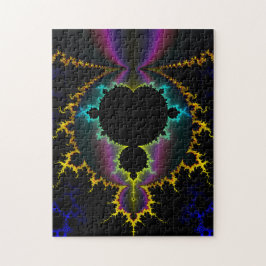 Quebra-cabeça Noite elétrica da arte do Fractal