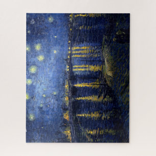 Quebra-cabeça Noite estrelado de Vincent van Gogh do