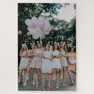 Quebra-cabeça Noiva de casamento Bridesmaids disfarçam foto