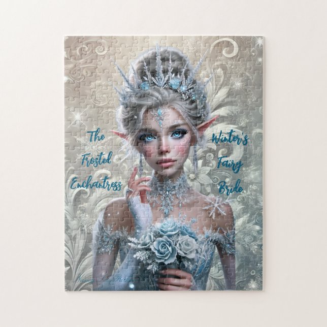 Quebra-cabeça Noiva Fada de Inverno Magia de Natal (Vertical)