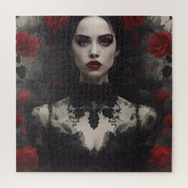 Quebra-cabeça Noiva Gótica (Vertical)