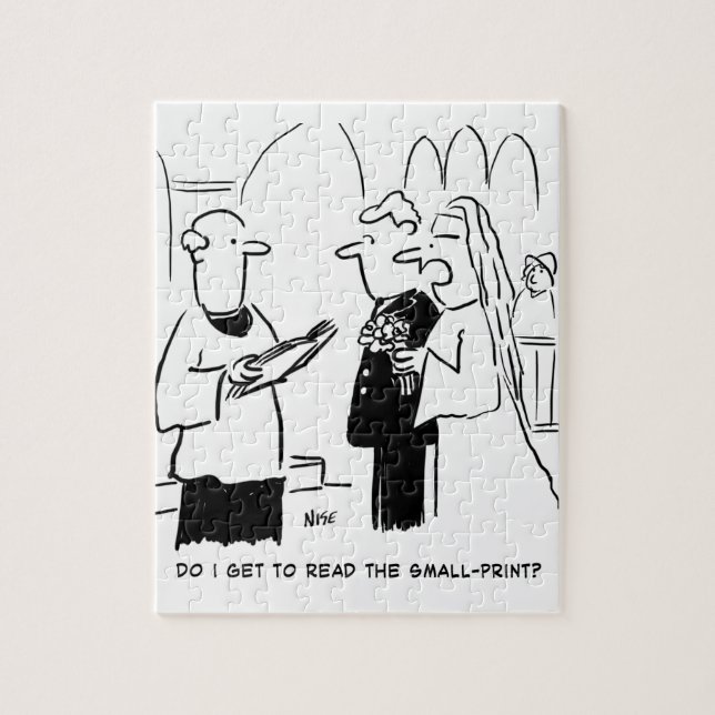 Quebra-cabeça Noiva quer verificar o desenho de Impressão pequen (Vertical)