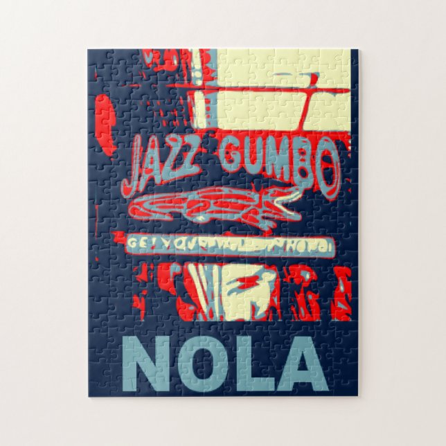 Quebra-cabeça NOLA Jazz Gumbo (Vertical)