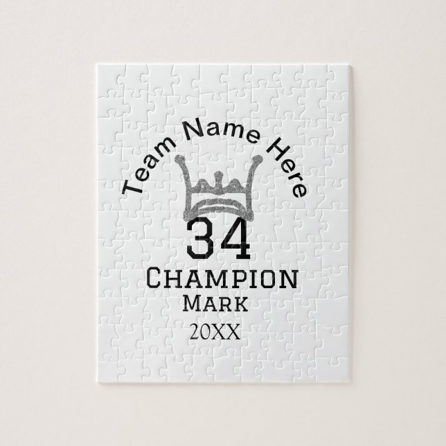 Quebra-cabeça nome da equipe adicionar nome do jogador data espo (Vertical)