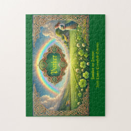 Quebra-cabeça Nome da família personalizada, Cloverfield irlandê