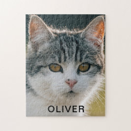 Quebra-cabeça Nome de Foto de Pet Cute