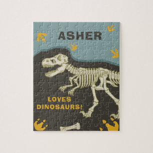 Quebra-cabeça Nome Fóssil do Dinossaur