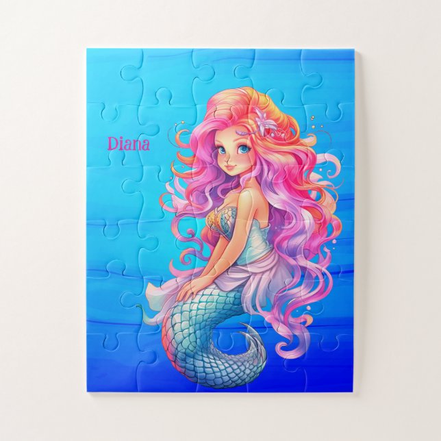 Quebra-cabeça Nome personalizado (Vertical)